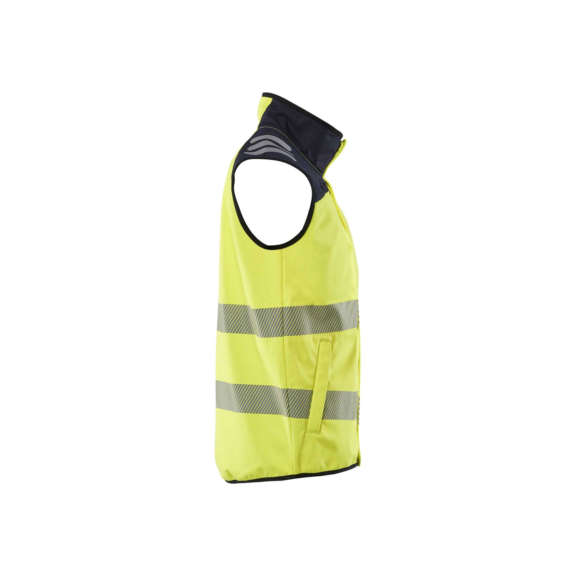 BLAKLADER 38491560 MULTINORM SOFTSHELL VEST Hi Vis Reflective Work Softshell Vest MEN - Flame Resistant